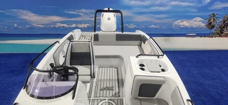 XF 170 ON TRAILER 140 HP SUZUKI 4 STROKE DRIVE BY WIRE