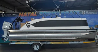 New Spitfire 6520  Pontoon Boat   2023 On Trailer 140 Hp Suzuki 4 Stroke Finance Arranged