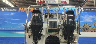 TOMCAT 22 FT ON TRAILER 2 X 140 HP SUZUKI 4 STROKES, SELLING ON BEHALF OF A CLIENT NO WARRANTY