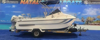 Cobra Cat 525 On Trailer 2 X 90 Hp Honda 4 Strokes Finance Arranged