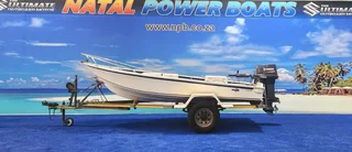 VENTURE SKI 14,6 ON TRAILER 50 HP YAMAHA TRIM AND TILT