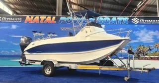 Seacat 565 On Trailer 2 X 80 Hp Yamaha 4 Strokes