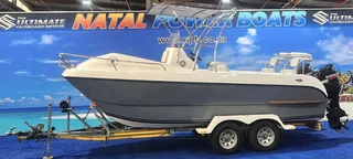 Cobra Cat 630 Cc On Trailer 2 X 140 Hp Suzuki 4 Strokes