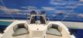 EXPLORER 540 CC ON TRAILER 2 X 60 HP YAMAHA 4 STROKES