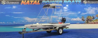 STEALTH POWER FISHA 490 ON TRAILER 20 HP SUZUKI 4 STROKE