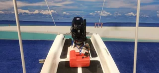 STEALTH POWER FISHA 490 ON TRAILER 20 HP SUZUKI 4 STROKE