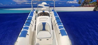 UNIQUE 540 ON TRAILER 115 HP JOHNSON