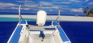 UNIQUE 540 ON TRAILER 115 HP JOHNSON