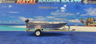 Nguni 380 Aluminum Boat On Trailer Various Motor Options Available