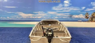 NGUNI 380 ALUMINUM BOAT ON TRAILER VARIOUS MOTOR OPTIONS AVAILABLE