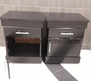 Black bedside tables NEW