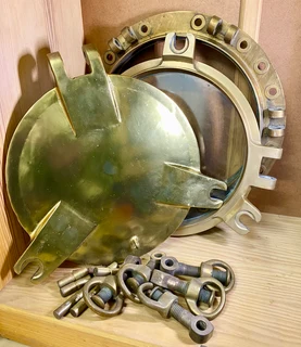 Ships brass porthole