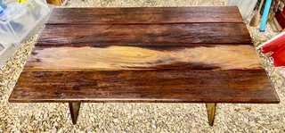 Wooden table - sleeper wood