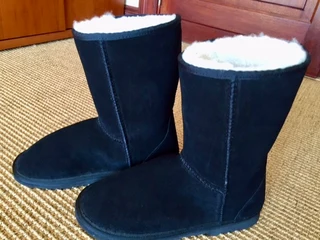 Boots - suede and wool NEW