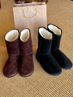 Boots - suede and wool NEW