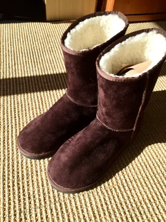 Boots - suede and wool NEW