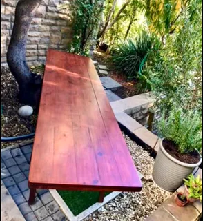 Trestle Table - Wood