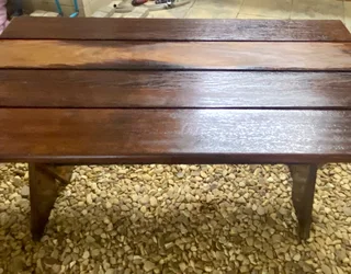 Table - stunning sleeper wood table