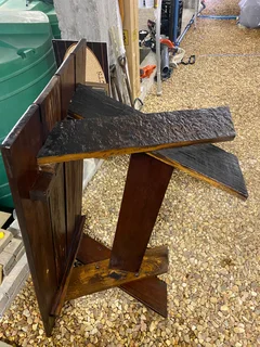 Sleeper wood - rustic solid wood table