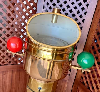 Ships brass binnacle - original