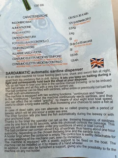 CHUM / BAIT dispenser- aut