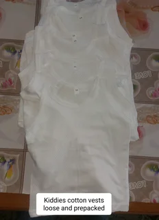 KIDDIES BRANDED VESTS AND ROMPERS