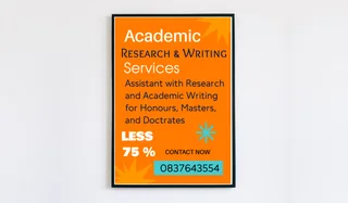 Assist with Writing, Assignments, Academic Studies and create CV's