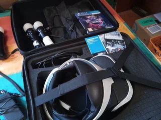 Playstation 4 VR setup complete x2. Awesome family fun, great deal!!!