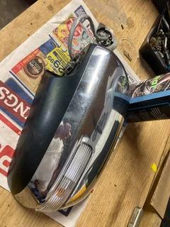 Hilux d4d passenger wing side mirror Crome