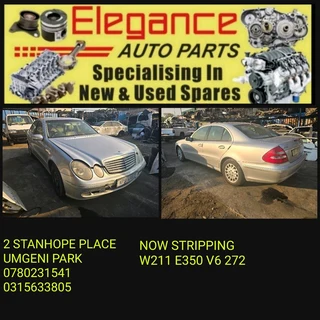 2007 Mercedes E350 stripping for spares
