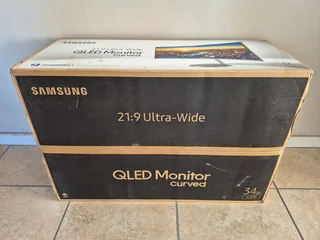 Samsung wide-view monitor 34 inch cj791 curved (damaged)