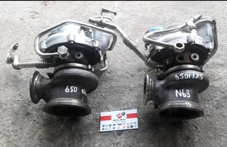 BMW &#34;N63&#34; V8 twin turbochargers