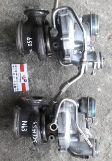 BMW &#34;N63&#34; V8 twin turbochargers