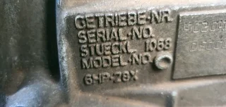 BMW 6HP-28X gearbox (E70)