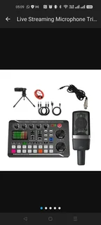Podcast equipment for livestreaming