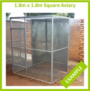 BIRD CAGES and Aviaries.  Panels for Bird cages and Aviaries R 1350 each. 0611311232