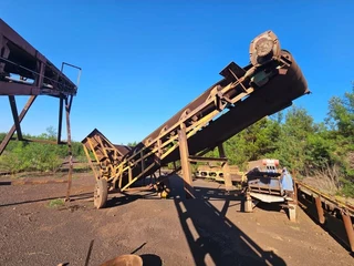 600mm x 8 M MOBILE CONVEYOR &amp; FEEDBIN