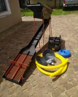 ALLUVIAL GOLD SLUICE BOX