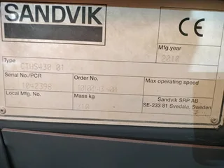 2010 SANDVIK CONE CRUSHER (CH430)