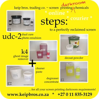 Six Colour 4-Station Carousel Silkscreen Screen Printer Business in a Box Kit T-shirt Textile Inks