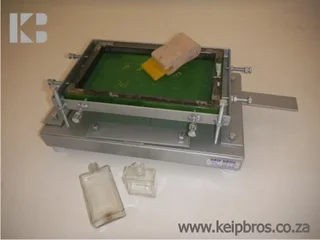 Flat Perfume Bottle Screen Printer Kit with Inks Training Logo Artwork Inspired by names Silkscreen