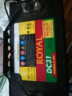 Royal Dc31 Battery 100amp 12v
