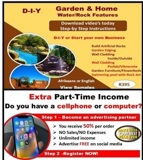 DIY Garden and Home Rock Features. Stap-vir-Stap instruksies op video. Join our advertising network.