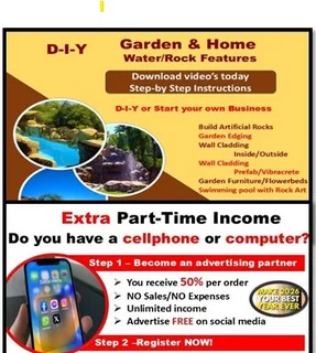 D-I-Y Garden and Home Rock Features. Stap-vir-Stap instruksies op video. Word n advertensie vennoot.