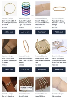 Beautiful Affordable Non Tarnish Waterproof Jewellery  for Men and Women