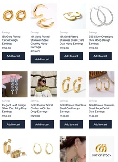 Beautiful Affordable Non Tarnish Waterproof Jewellery  for Men and Women