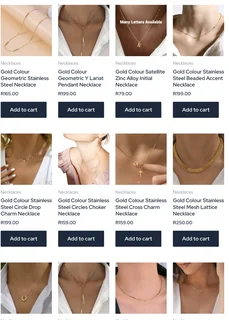 Beautiful Affordable Non Tarnish Waterproof Jewellery  for Men and Women