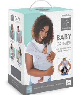 Snuggleroo Baby Carrier - Charcoal - Like New
