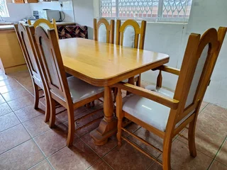 Oak Dining Table and Chairs