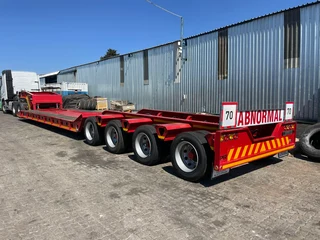 NEW PR Trailer quad axle well deck low beds